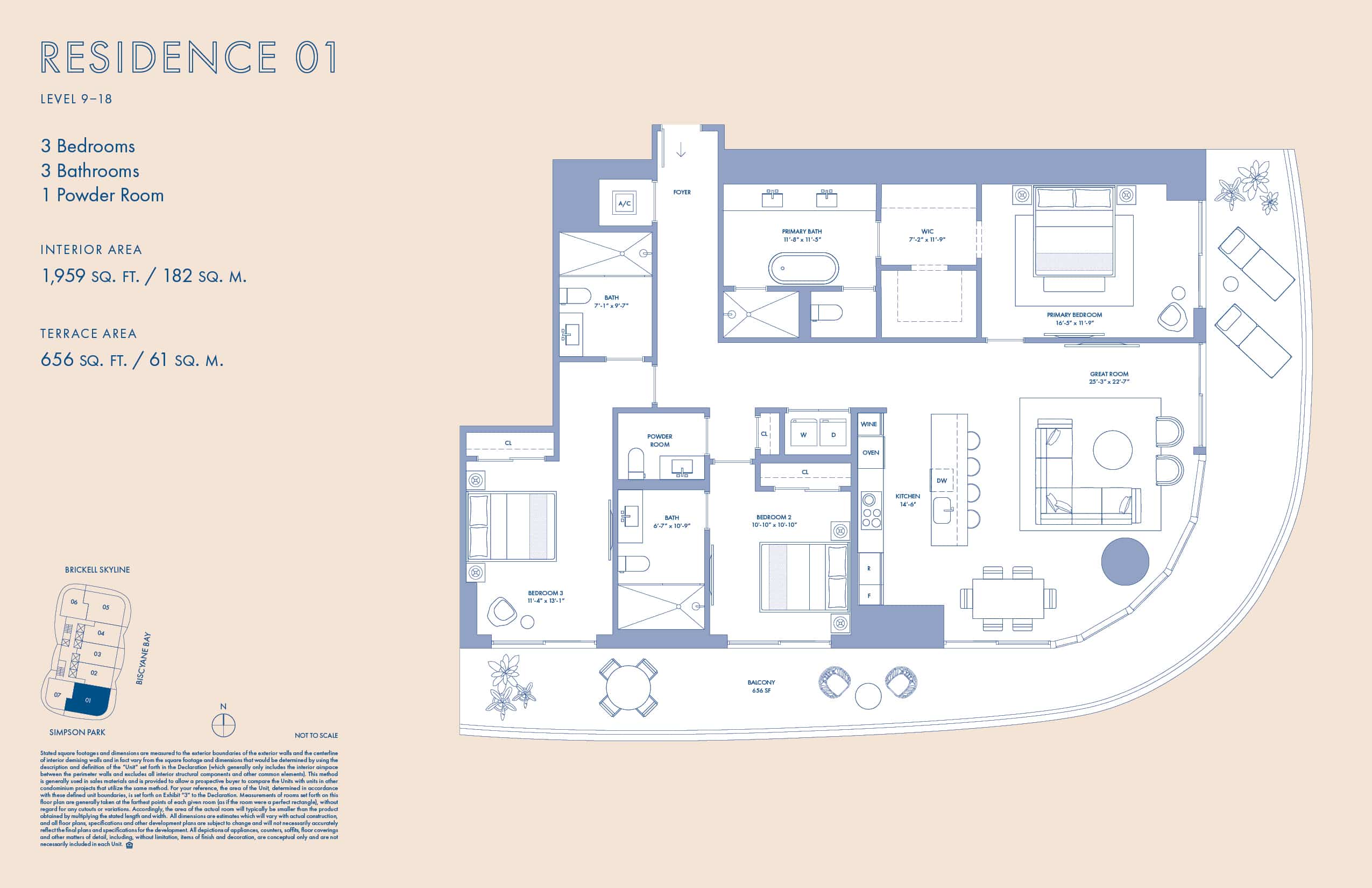 plano de cipriani residences, planos de residencias de cipriani