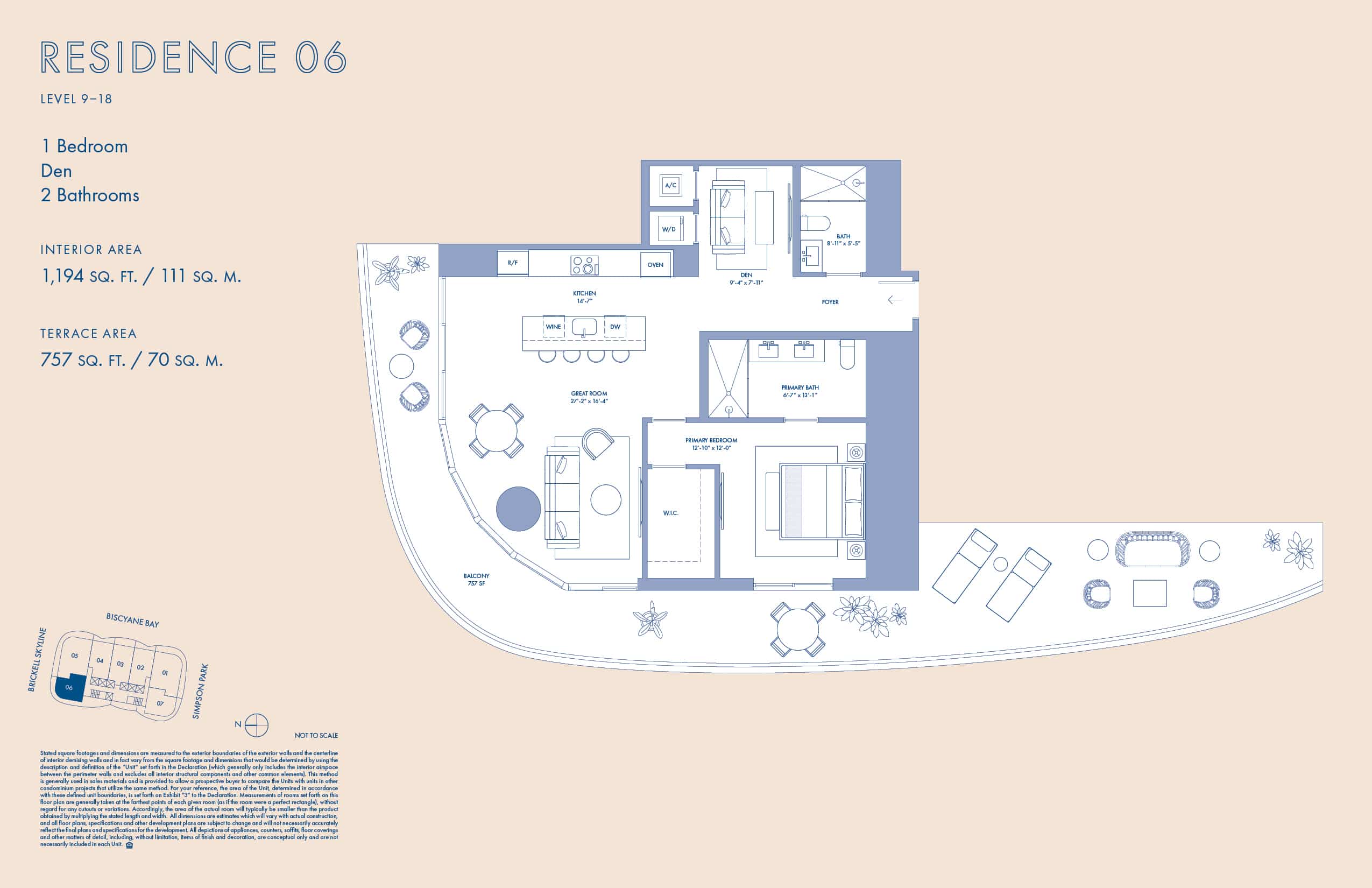 plano de cipriani residences, planos de residencias de cipriani