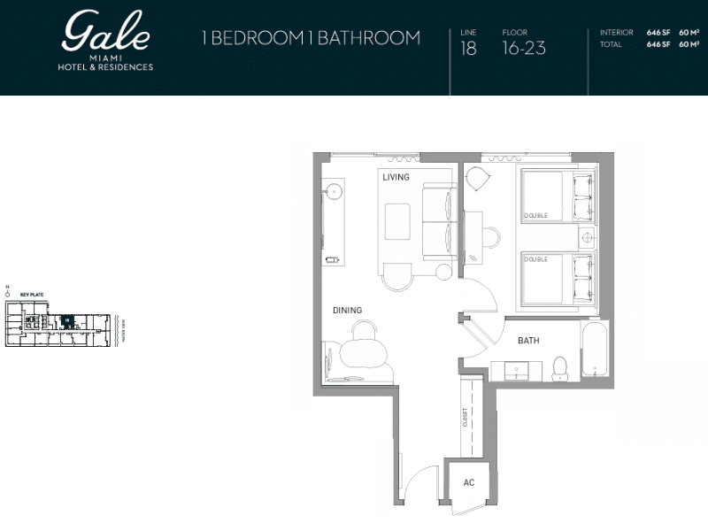 Gale miami hotel and residences plano 5