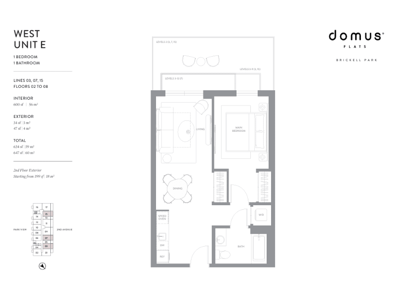 domus flats plano 3