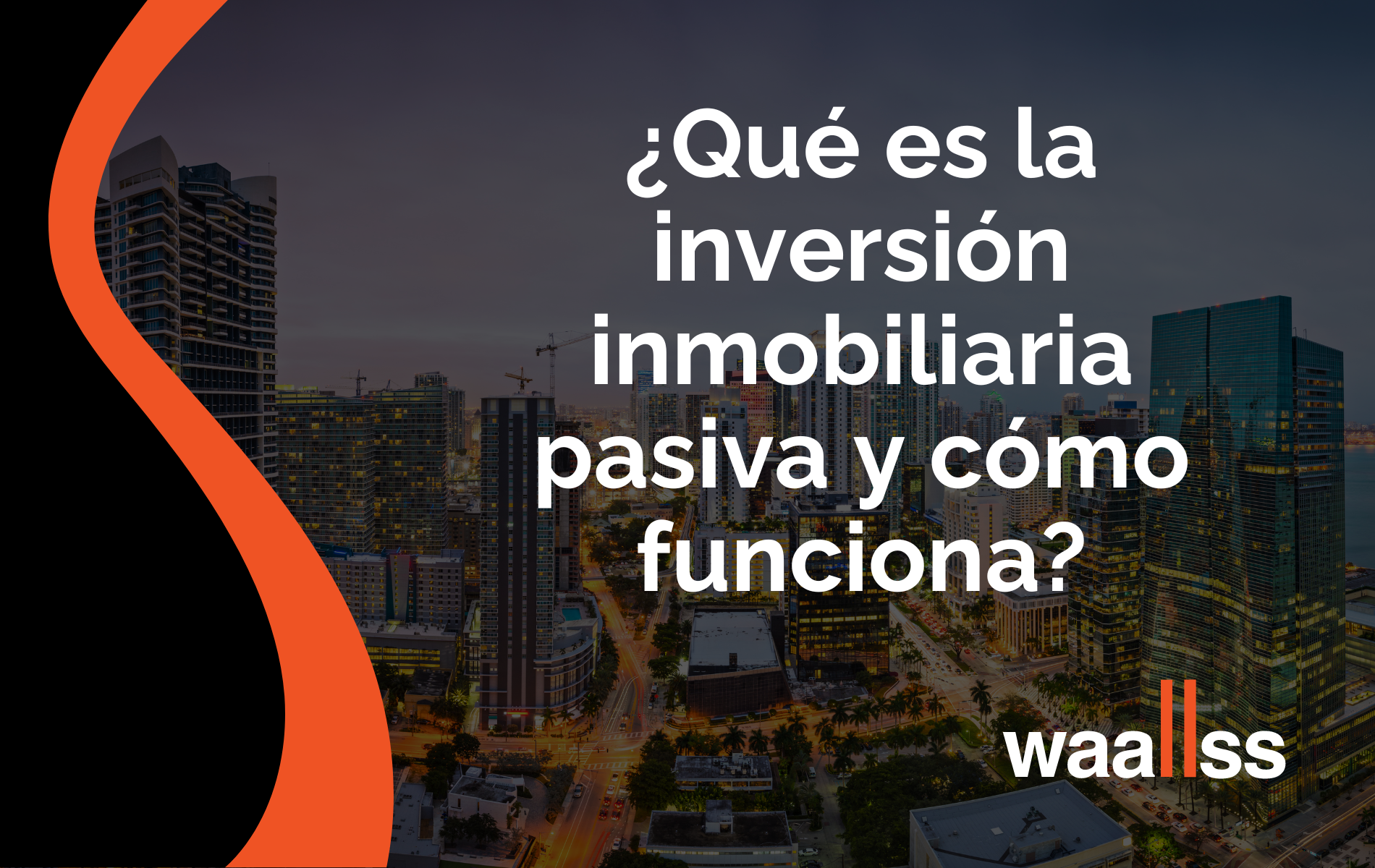 inversión inmobiliaria pasiva